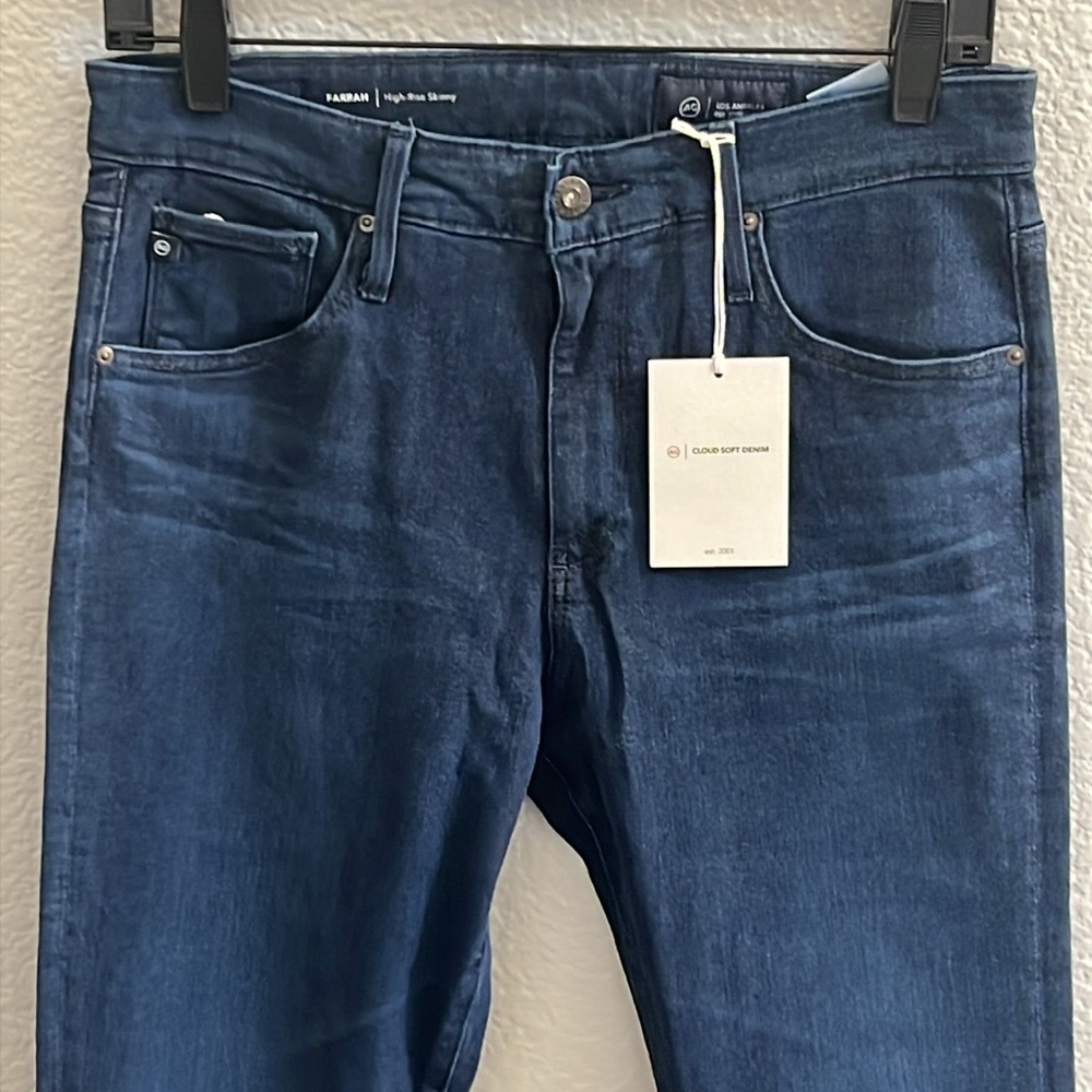 AG Farah High-Rise Stretch Skinny Ankle Jeans Size 29 - Picture 7 of 11